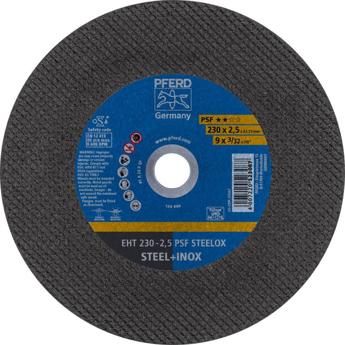 PFERD CUTTING DISC 230MM X 2.5MM INOX - QWS - Welding Supply Solutions