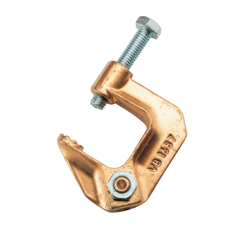 WORK CLAMP 500A "G" TYPE OPEN 42MM THROAT 40MM - QWS - Welding Supply Solutions