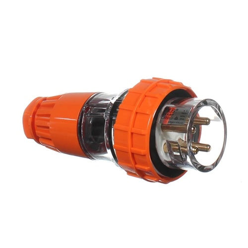 20A 415V 3PHASE MAINS PLUG MALE 4 PIN - QWS - Welding Supply Solutions
