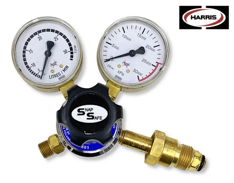 HARRIS REGULATOR ARGON 801 0-30L/M - QWS - Welding Supply Solutions