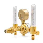 HARRIS REGULATOR ARGON DOUBLE FLOW CONTROL VERT ENTRY - QWS - Welding Supply Solutions