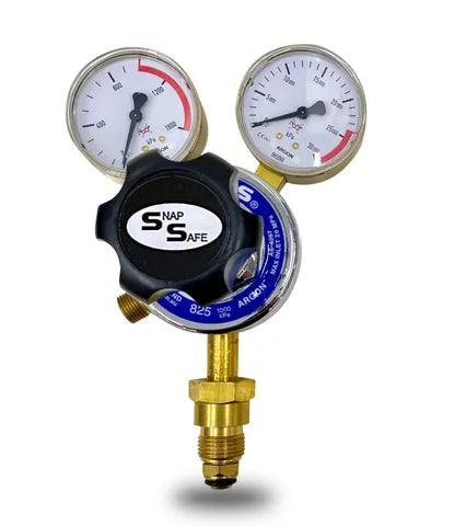 HARRIS REGULATOR 825 ARG SNAPSAFE VERT INLET 0-1000KPA - QWS - Welding Supply Solutions