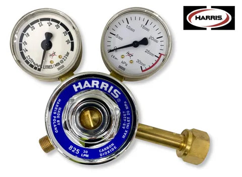 HARRIS REGULATOR CO2 SAV-T-LOCK SIDE INLET - QWS - Welding Supply Solutions