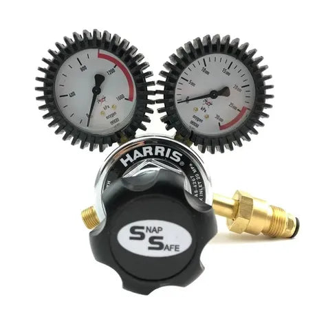 HARRIS REGULATOR OXYGEN 825 HI-FLOW SIDE ENTRY - QWS - Welding Supply Solutions