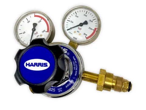 HARRIS REGULATOR ARGON 825 SERIES SIDE INLET - QWS - Welding Supply Solutions