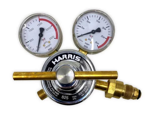 HARRIS REGULATOR OXYGEN 825 PRESSURE S/S 1500KPA - QWS - Welding Supply Solutions