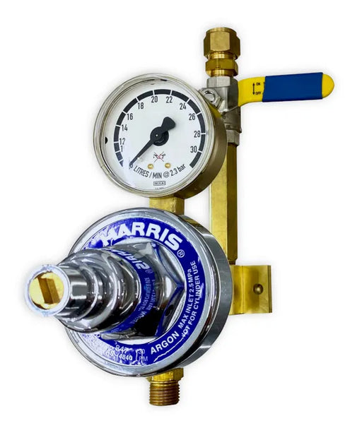 HARRIS REGULATOR ARGON PIPELINE KIT 0-30 - QWS - Welding Supply Solutions