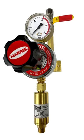 HARRIS REGULATOR ACETYLENE 847 PIPELINE KIT - QWS - Welding Supply Solutions
