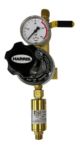 HARRIS REGULATOR OXYGEN 847 PIPELINE KIT - QWS - Welding Supply Solutions