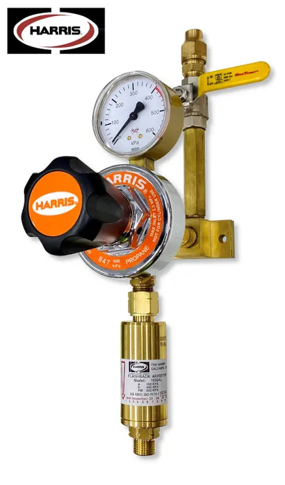 HARRIS REGULATOR LPG/PROPANE 847 PIPELINE KIT - QWS - Welding Supply Solutions