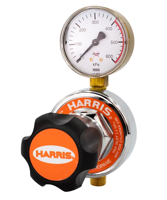 HARRIS REGULATOR LPG/PROPANE 847 PIPELINE 400KPA - QWS - Welding Supply Solutions