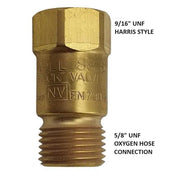 HARRIS FLASHGUARDS - OXYGEN (HARRIS) TORCH END (9/16" -5/8") - QWS - Welding Supply Solutions
