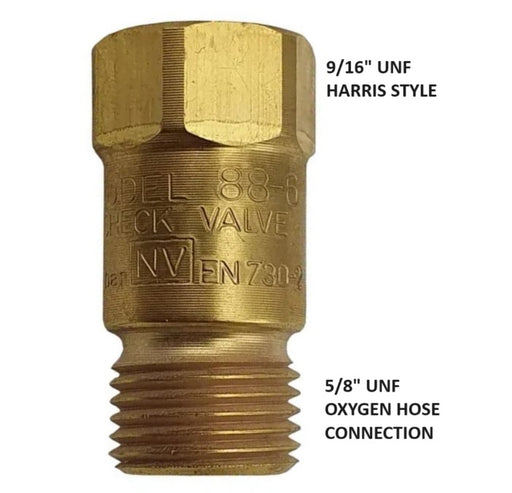 HARRIS FLASHGUARDS - OXYGEN (HARRIS) TORCH END (9/16" -5/8") - QWS - Welding Supply Solutions