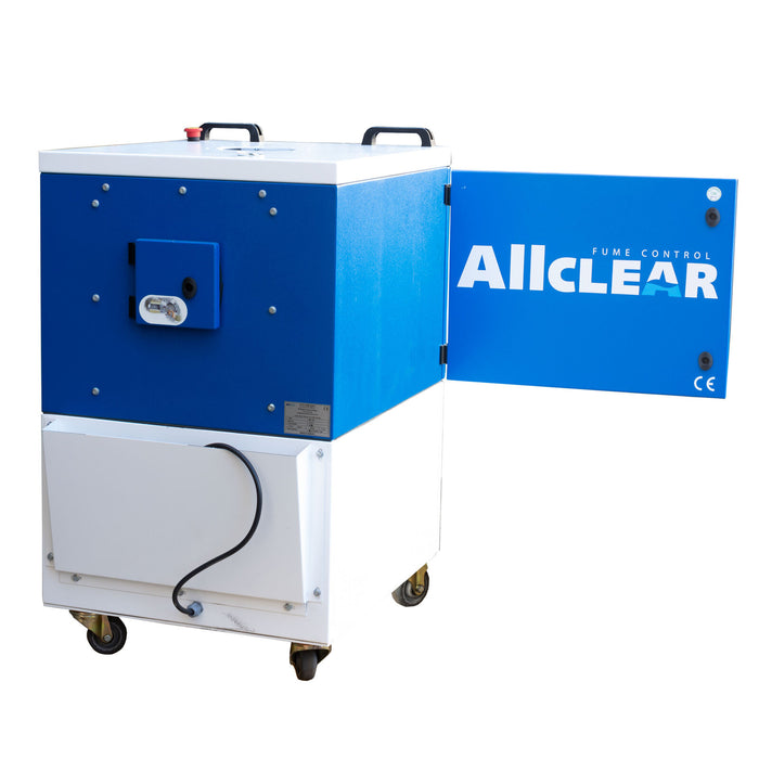ALLCLEAR MA100 FUME EXTRACTOR SINGLE ARM 3MTR - QWS - Welding Supply Solutions