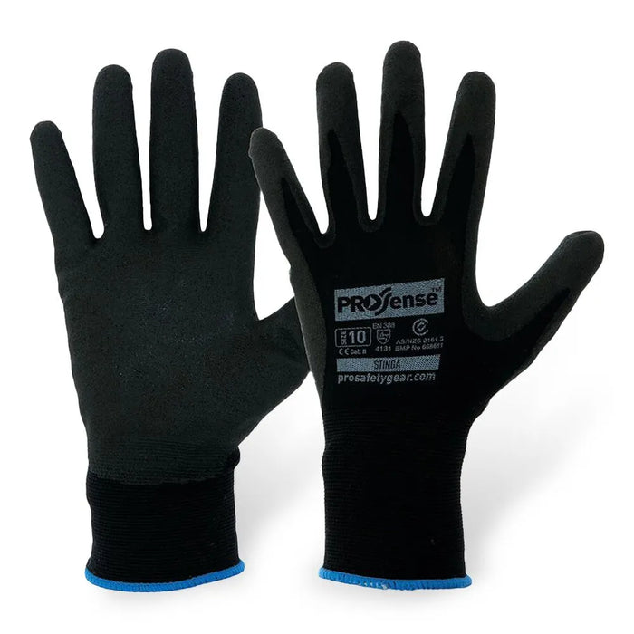 NYLON NITRILE COATED GLOVES SIZE 10 XL - QWS - Welding Supply Solutions