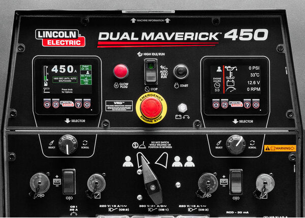 LINCOLN DUAL MAVERICK™ 450 DIESEL WELDER GENERATOR