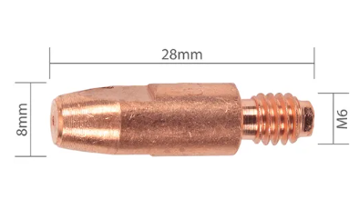 BINZEL STYLE M6 CONTACT TIP 0.9MM - QWS - Welding Supply Solutions