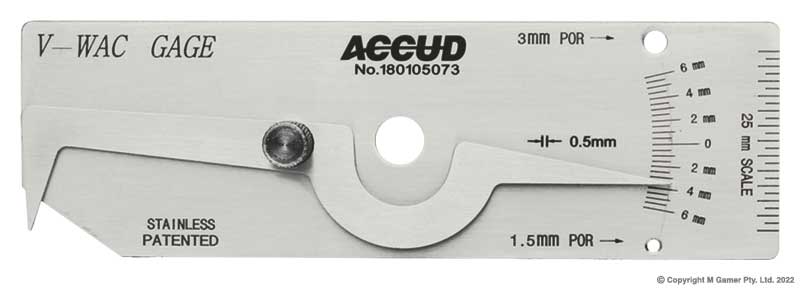 VWAC WELD/ACCEPT GAUGE