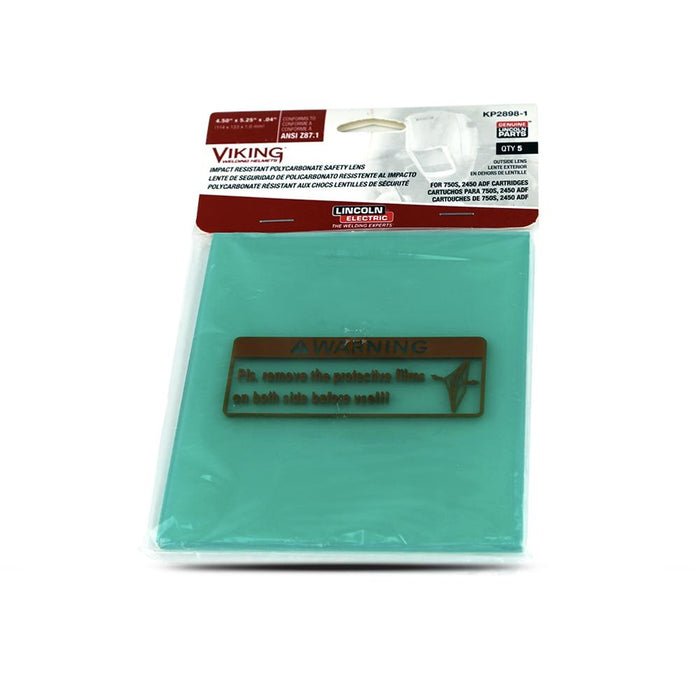 LINCOLN VIKING OUTER LENS 133MM X 114MM - QWS - Welding Supply Solutions