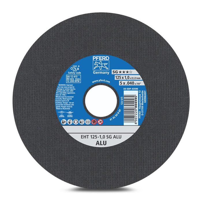 PFERD CUTTING DISC 125-1.0A60 EHTRSG-ALU - QWS - Welding Supply Solutions