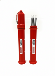 WELDMAX TUNGSTEN ELECTRODE STORAGE CONTAINER RED W/ MAGNET - QWS - Welding Supply Solutions