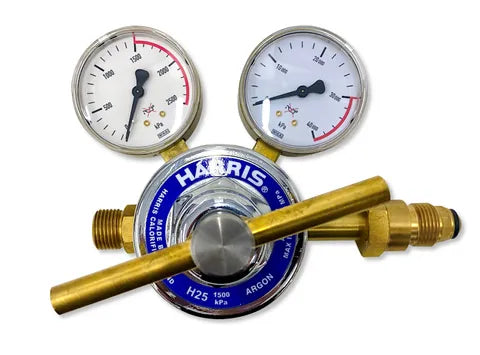 HARRIS REGULATOR ARGON HI FLOW 1500KPA TYPE 10.5 SIDE INLET - QWS - Welding Supply Solutions