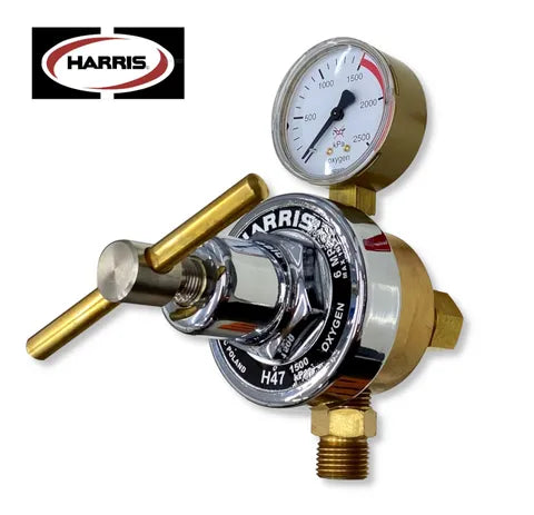 HARRIS REGULATOR OXYGEN H47 0-1500KPA - QWS - Welding Supply Solutions