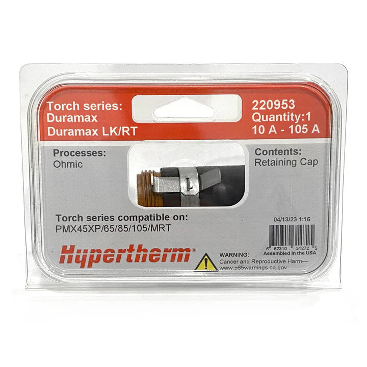 HYPERTHERM OHMIC SHIELD CAP T100 - QWS - Welding Supply Solutions
