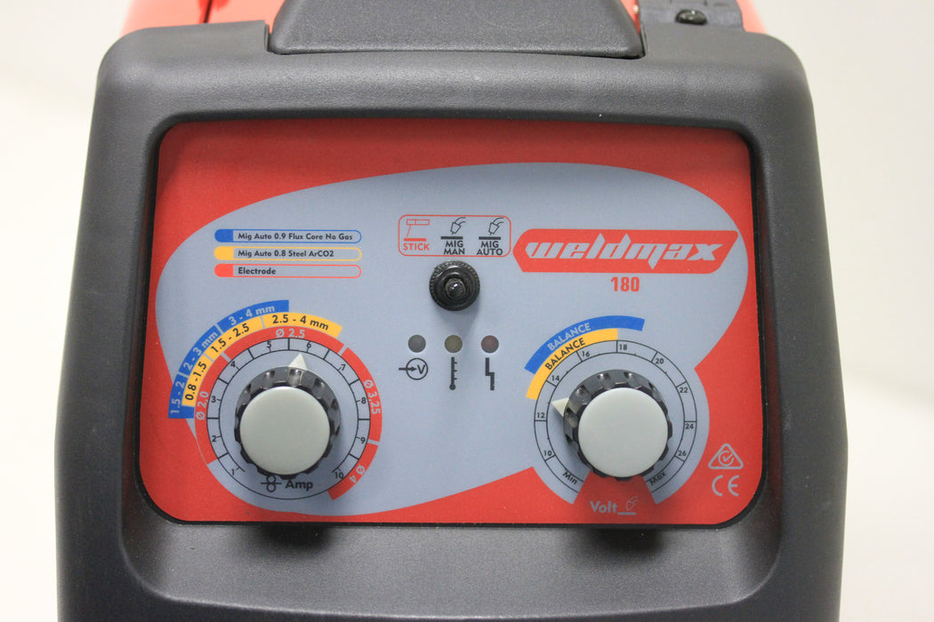 WELDMAX 180 MIG/ARC PORTABLE 240V