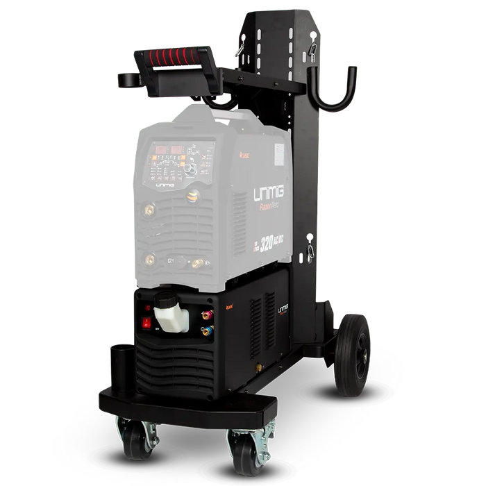 UNIMIG TIG 320 TROLLEY WITH WATER COOLER