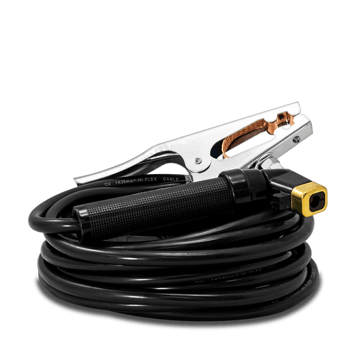 MMAW LEAD SET 4M X 25MM² W/35-50 PLUG - QWS - Welding Supply Solutions