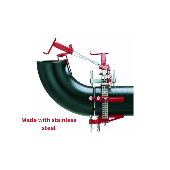CHAIN CLAMP STEEL FOR PIPE RANGE 4"  - 20" STAINLESS - QWS - Welding Supply Solutions