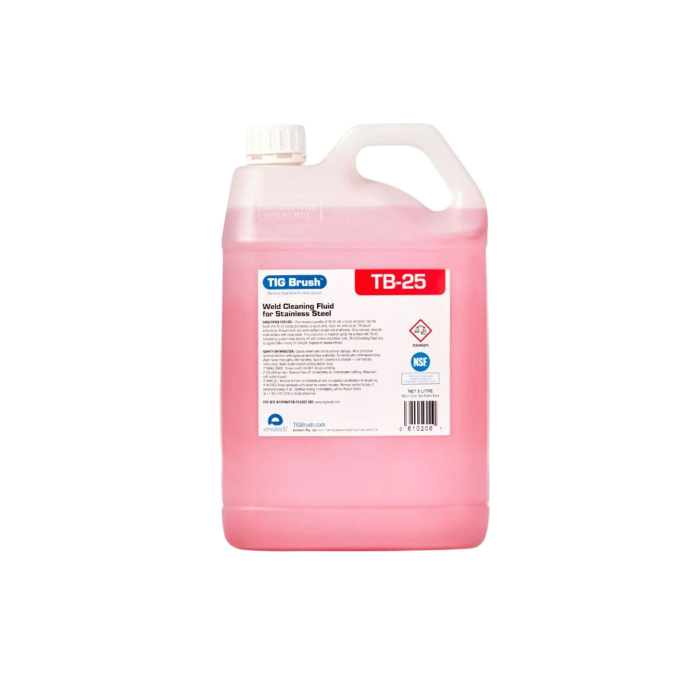 TIG BRUSH C2505-01 TB-25 CLEANING SOLUTION 5L