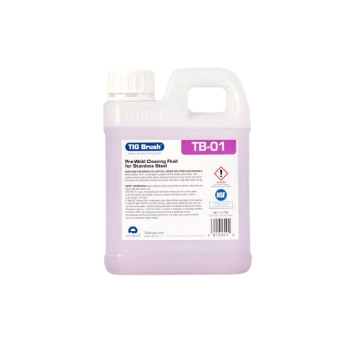 TIG BRUSH PRE-WELD CLEANING FLUID 1LTR
