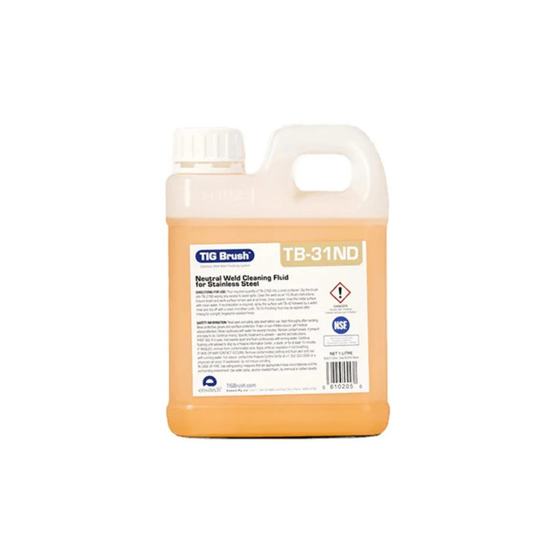TIG BRUSH NEUTRAL WELD CLEANING FLUID 1L - QWS - Welding Supply Solutions