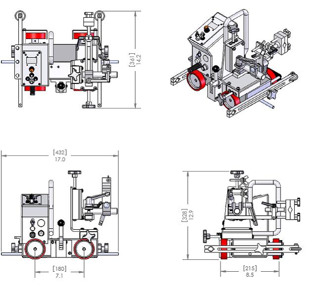 GULLCO MOGGY STD/STITCH MAGNETIC WELDING TRACTOR - QWS - Welding Supply Solutions