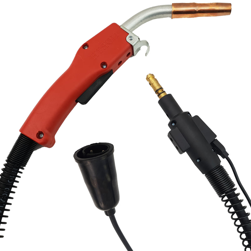 MIG TORCH TWECO STYLE #4 EURO 4.5MTR 15FT - QWS - Welding Supply Solutions