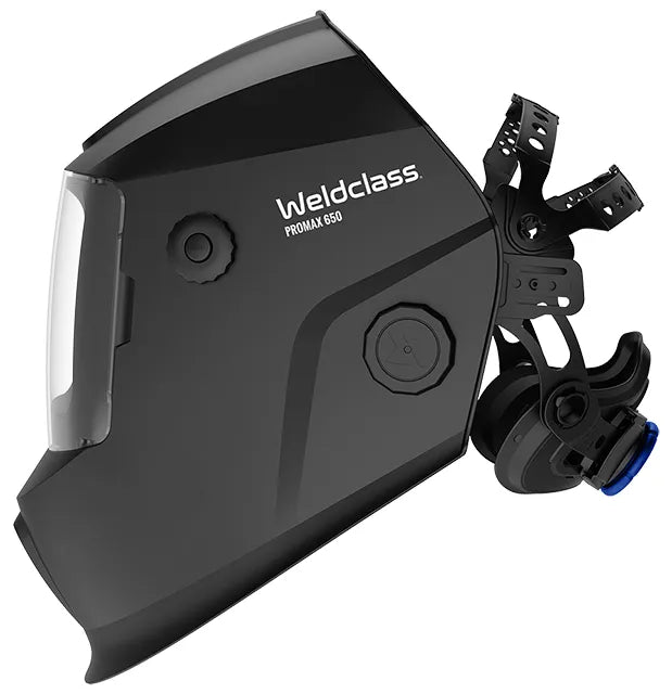 PROMAX 650 PREMIUM BLACK AUTO HELMET - QWS - Welding Supply Solutions