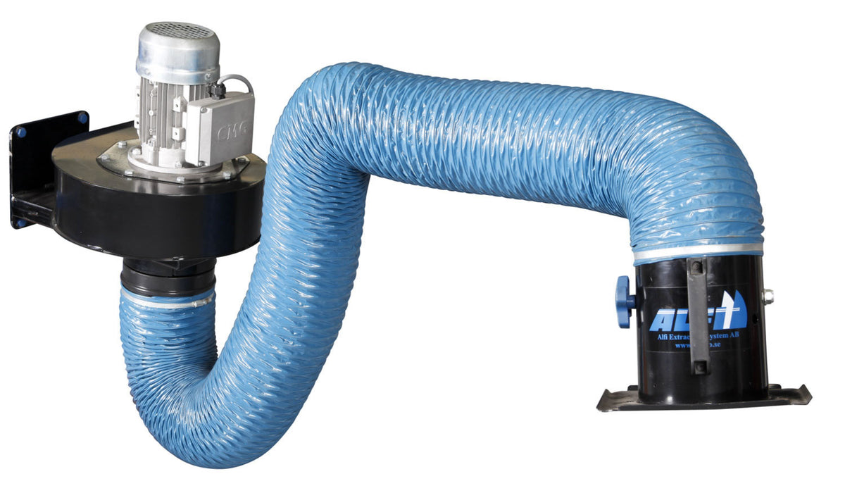 PLYMOTH WALL MOUNT FUME EXTRACTION ARM 3MT X160MM