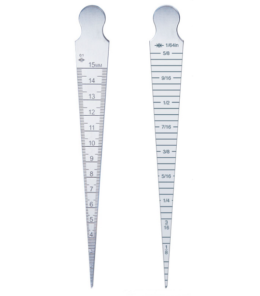 TAPER GAUGE 1/32 TO 5/8 (0.7-15MM) - QWS - Welding Supply Solutions