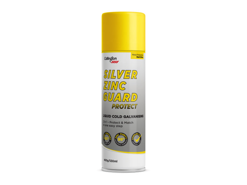 SILVER ZINC COLD GALVANISING AEROSOL 400GM