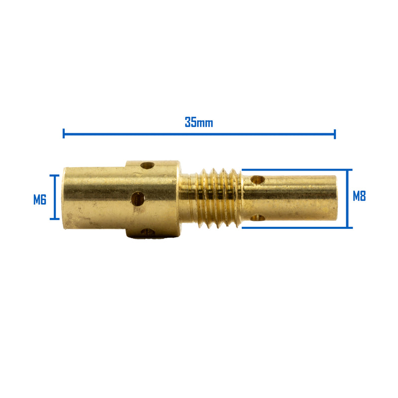 BINZEL STYLE MB25 TIP HOLDER M6 - QWS - Welding Supply Solutions