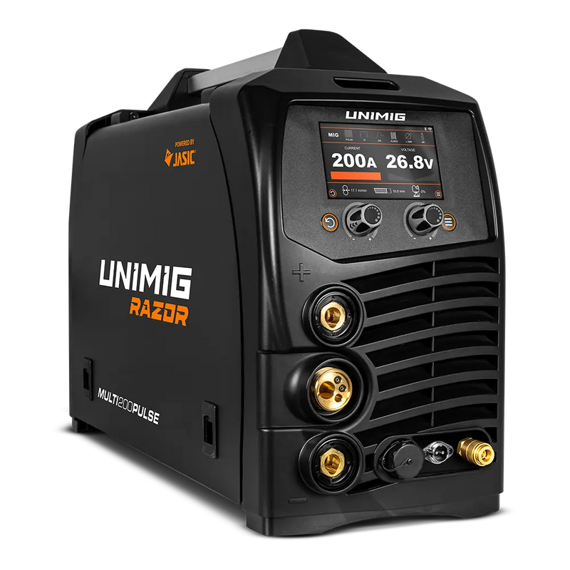 UNIMIG RAZOR 200 PULSE MIG/TIG/STICK WELDER - QWS - Welding Supply Solutions