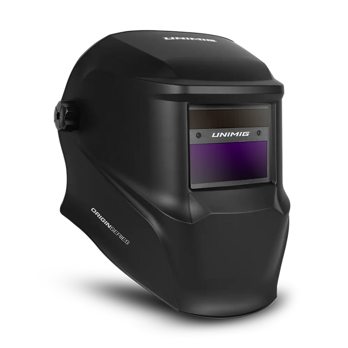 UNIMIG ORIGIN SERIES WELDING HELMET - BLACK - QWS - Welding Supply Solutions