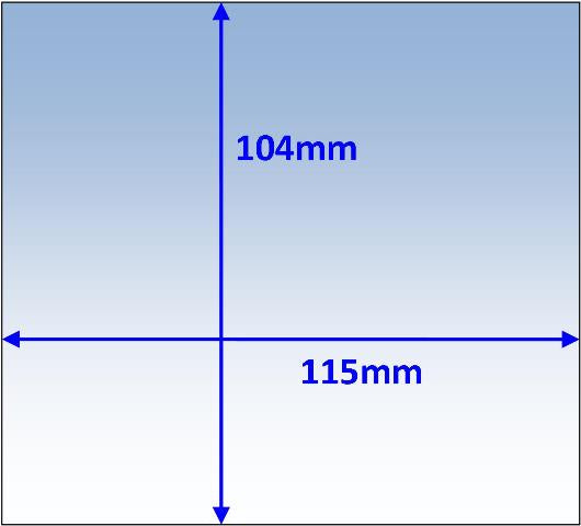 PROMAX 350 CLEAR OUTER LENS 115 X 104MM - QWS - Welding Supply Solutions