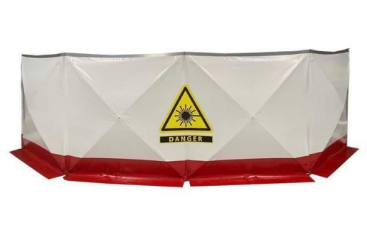 WELDMAX LASER SAFETY WELDING CURTAIN / SCREEN 7.2M X 1.8M - QWS - Welding Supply Solutions