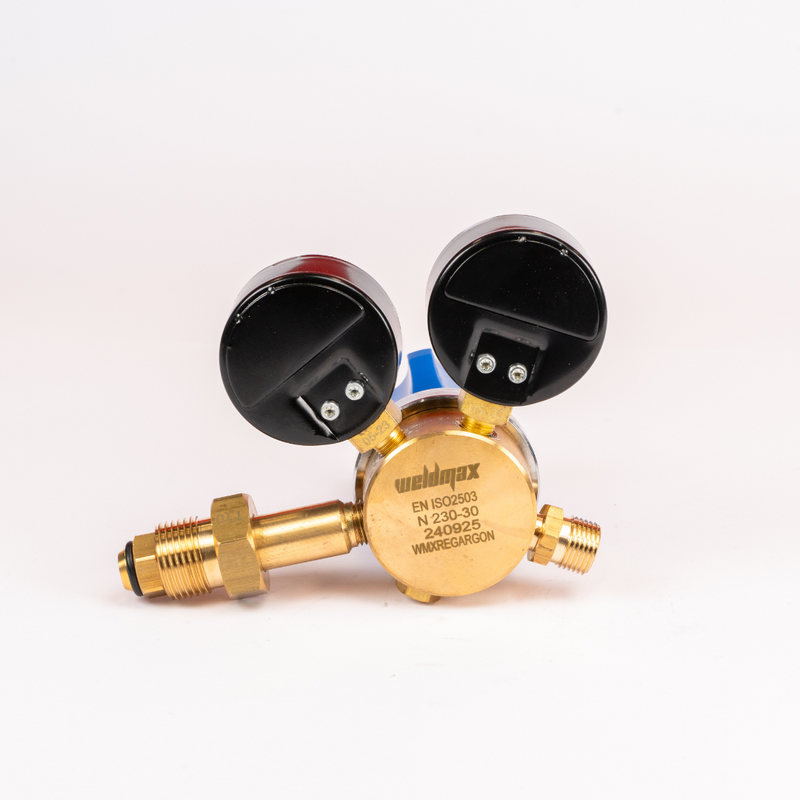 WELDMAX REGULATOR ARGON TWIN GAUGE - QWS - Welding Supply Solutions
