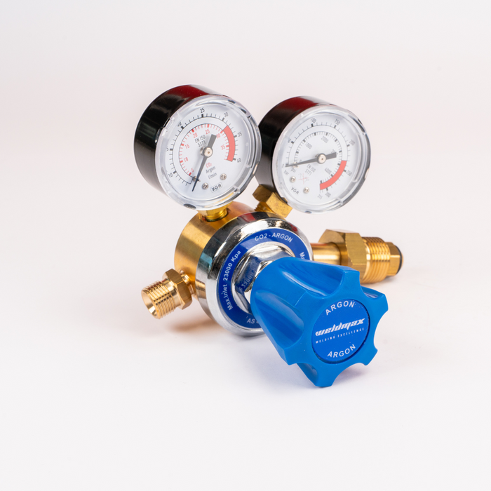 WELDMAX REGULATOR ARGON TWIN GAUGE - QWS - Welding Supply Solutions