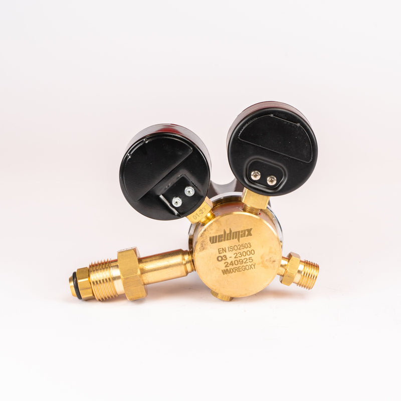 WELDMAX REGULATOR OXYGEN TWIN GAUGE - QWS - Welding Supply Solutions