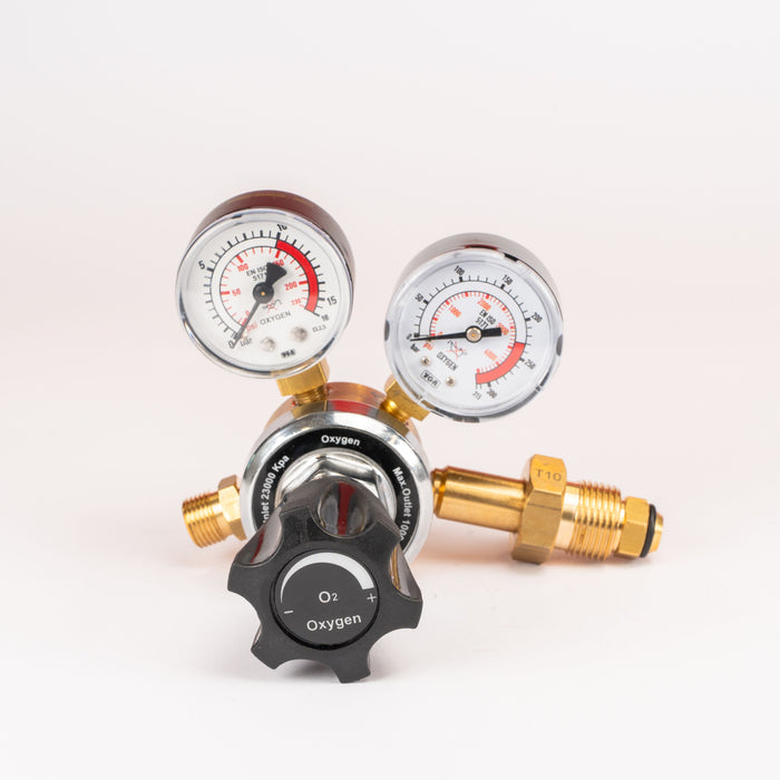 WELDMAX REGULATOR OXYGEN TWIN GAUGE - QWS - Welding Supply Solutions